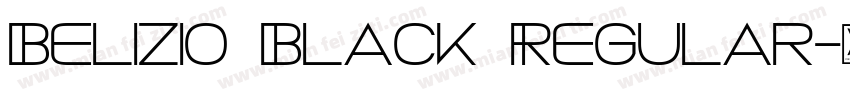 Belizio Black Regular字体转换
